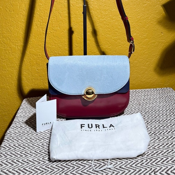 Furla Handbags - Furla Sfera Capsule Milano Crossbody SS24 Runway Calf Hair